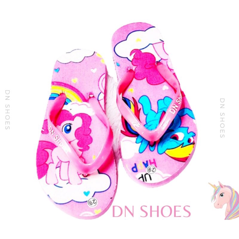 Sandal Anak Perempuan Karakter Kudaponi Pelangi Pink