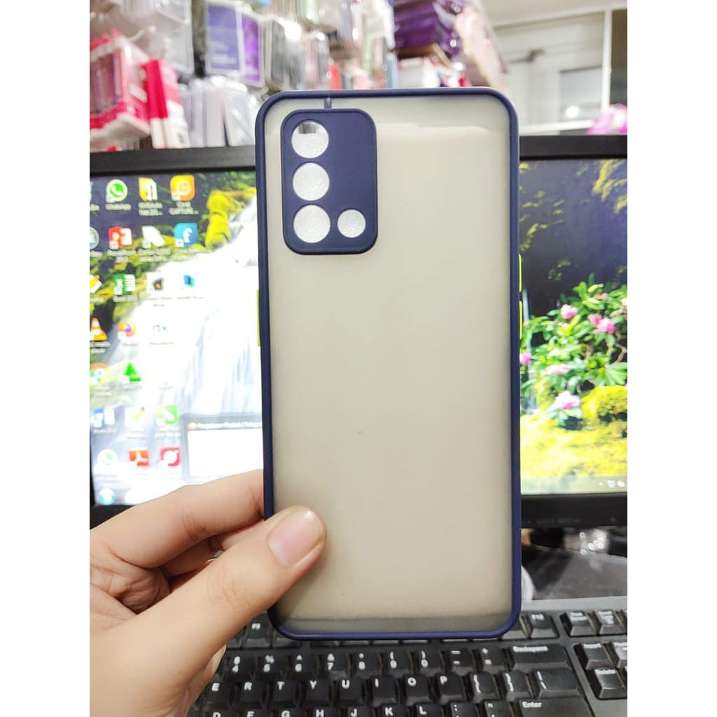 Bumper AERO CASE Oppo A74 4G F19 6.43 inch Hardcase My Choice List Warna Matte