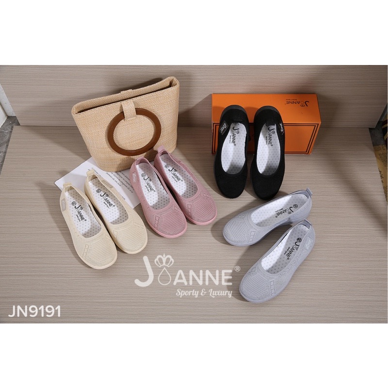 RESTOCK!! [ORIGINAL] JOANNE FlyKnit Flat Shoes Sepatu Wanita #JN9191