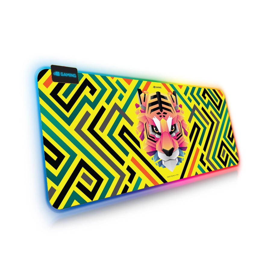 MousePad Digital Alliance D4 Tiger RGB XL - Mousepad DA D4 XL RGB size 800x300x4mm