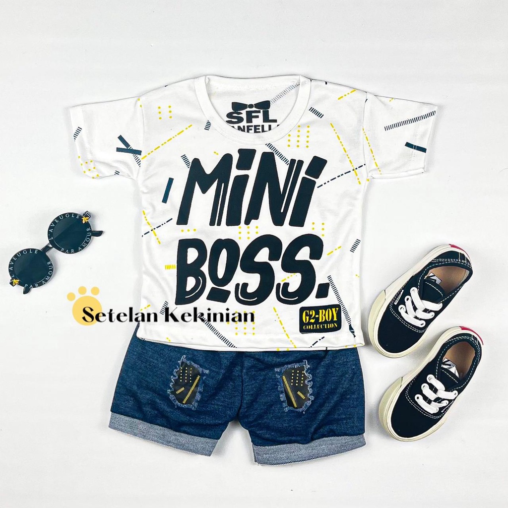 [SK] Set Anak Cowok Murah Harga Grosir Baju Anak Laki Laki 6bulan_12bulan Trendy Mini Boss Casual