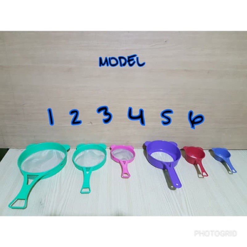 Saringan tepung gagang no 3 - saringan ayakan tepung plastik