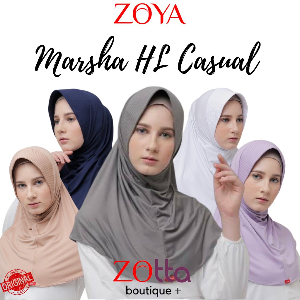 BERGO MARSHA HL ZOYA HIJAB INSTAN ORI
