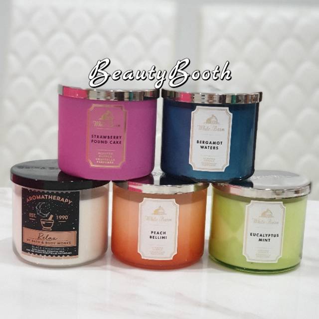 BBW Candle 3 Wick | Bath&amp;Body Works CANDLE LILIN