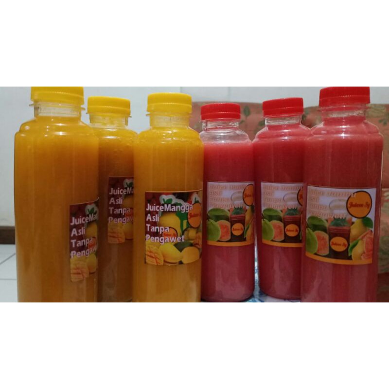 

juice mix 3 botol mangga,3 botol jambu