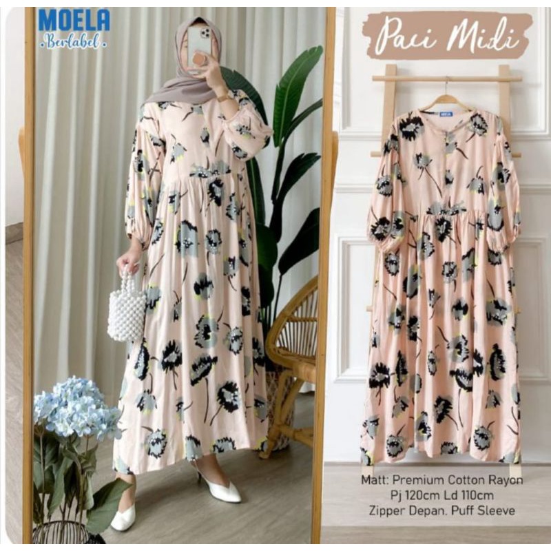 MOELA MIDI DRESS