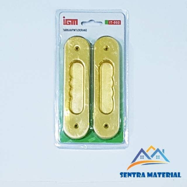 TARIKAN TANAM PINTU DORONG/TARIKAN PINTU SLIDING/HANDLE KOM, MERK:IGM