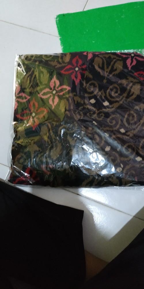 Maura Couple - Sania Ruffle Batik Couple Songket Ori Ndoro Jowo Garansi Shoppe Termurah