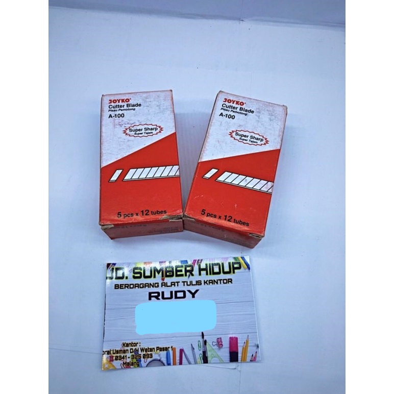 

Joyko Cutter Blade A-100 5pcs x 12 Tubes