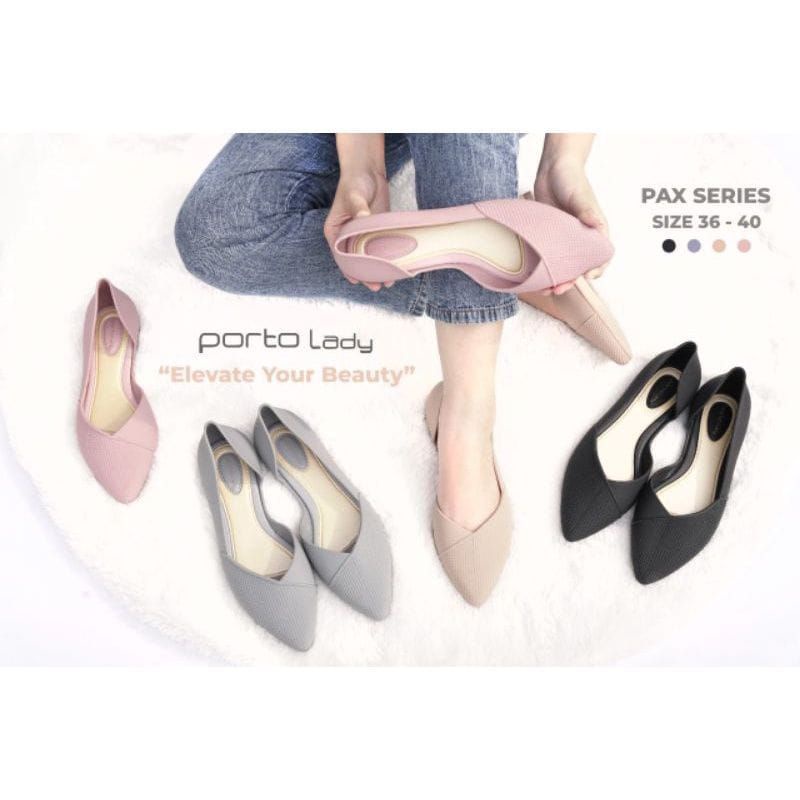 PORTO PAX / SEPATU MULES KARET