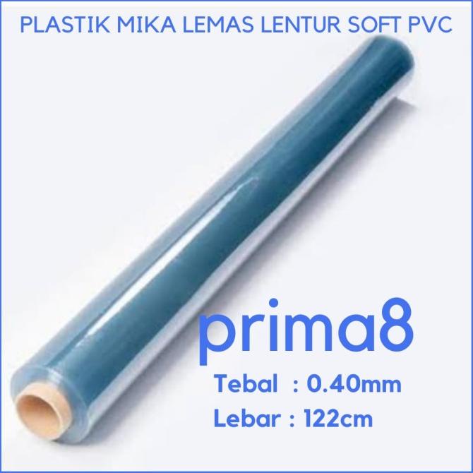 +%+%+%] Plastik Mika Lemas Lentur Soft PVC Tebal 040 Lebar 122cm ECER METERAN