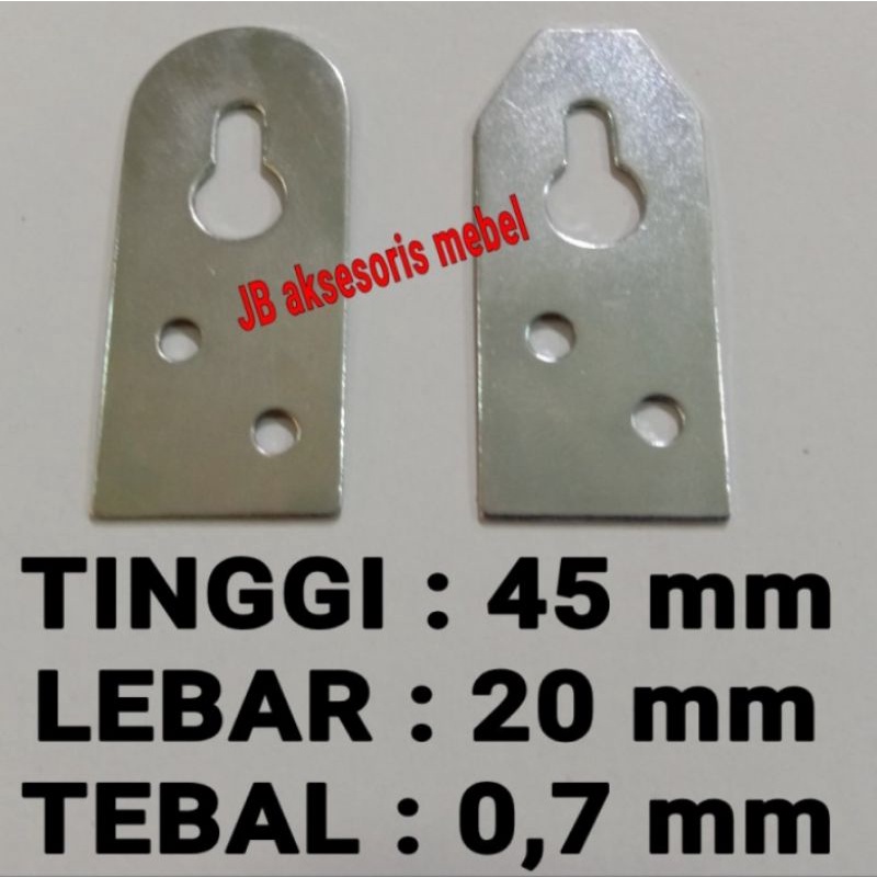 Plat gantung gantungan pigura / Plat gantung papan tulis