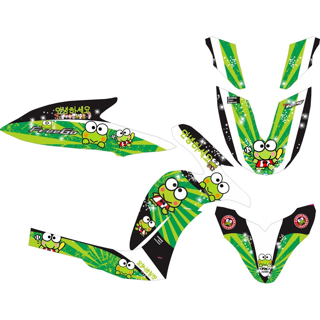 Decal Sticker Dekal Stiker full body YAMAHA FREEGO Decal Sticker Dekal Stiker full body YAMAHA FREEGO