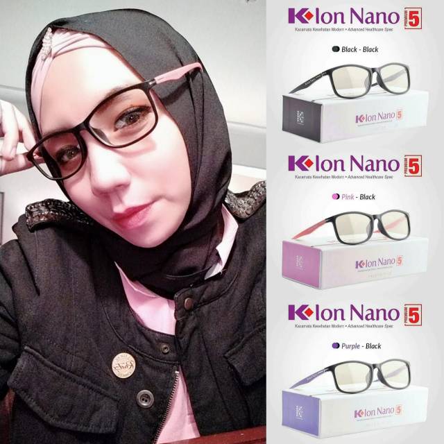 K ION NANO PREMIUM5 ORI 100% KACAMATA K-ION NANO KACAMATA CEWEK KACAMATA COWOK KACAMATA RADIASI