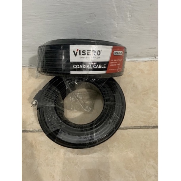 Kabel Parabola/Kabel RG 6/Cable RG 6 Coaxial Visero 20 meter