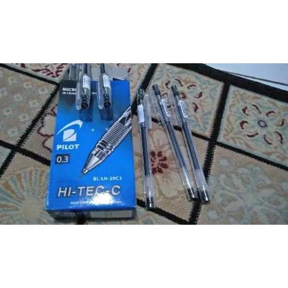 

6.6 Brand Bolpoin pilot hitec-c 0.3 ( 1 biji pulpen) serbuuu !