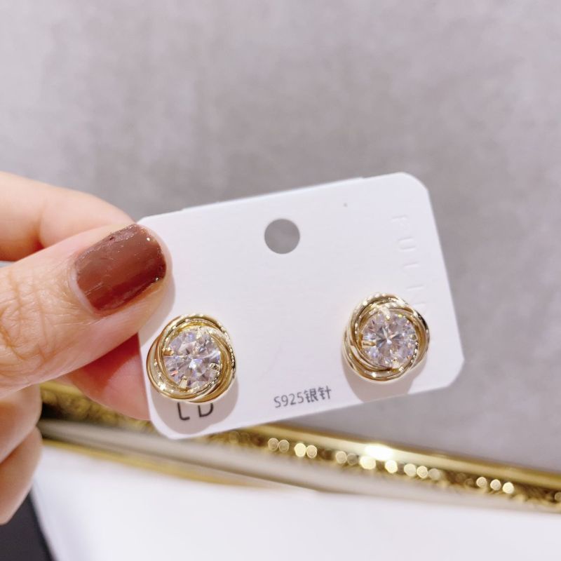 Anting Silver925 Perak platgold Premium Quality anti karat anti alergi 0021 earring silver925