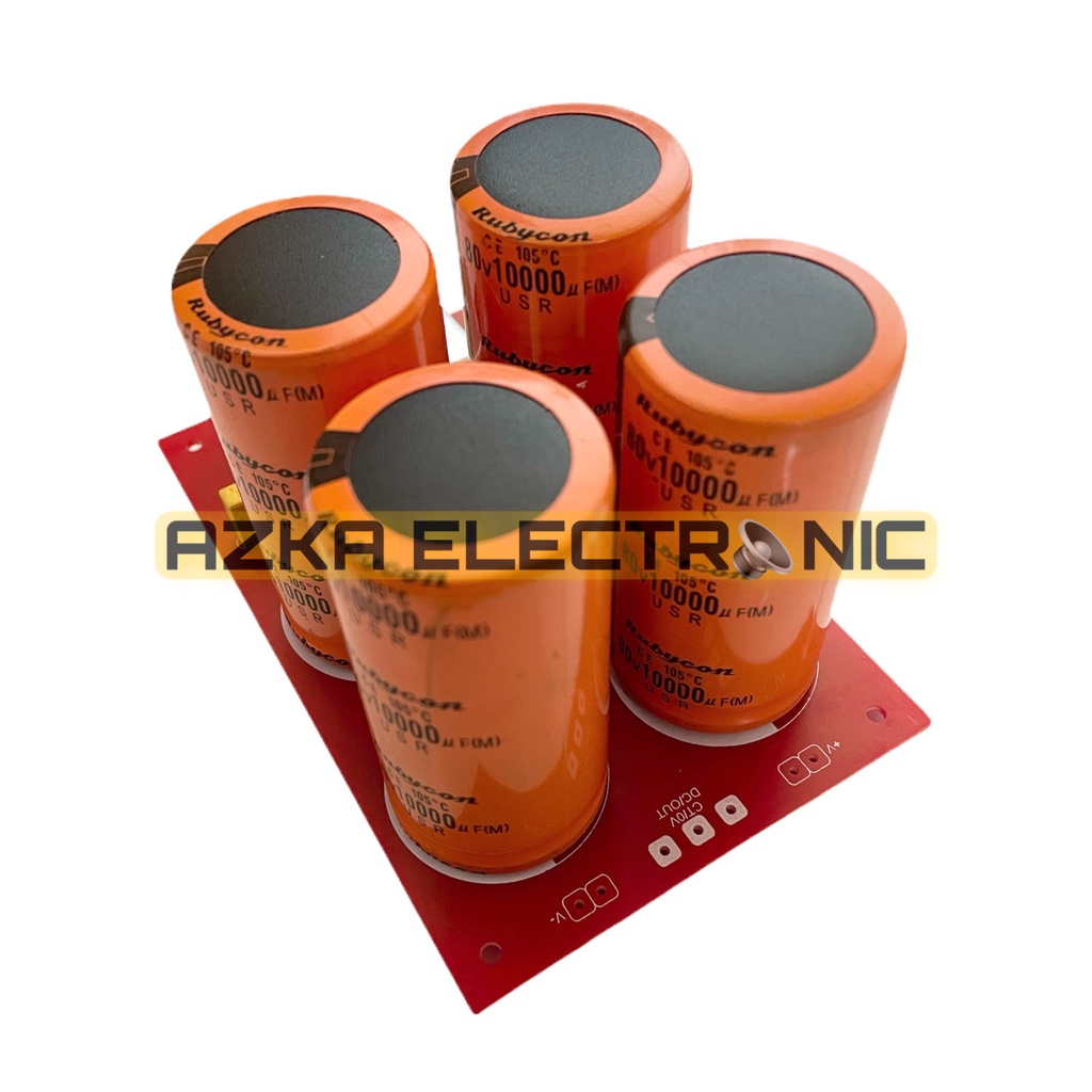 Kit Power Supply 4 x 10.000uF 80V Rubycon