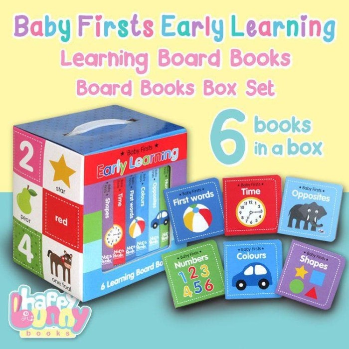 Look & Learn Baby Firsts Early Learning With 6 Early Learning Books
