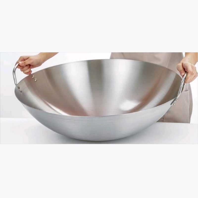 WAJAN PREMIUM ANTI LENGKET WAJAN STAINLESS SUS WAJAN WOK