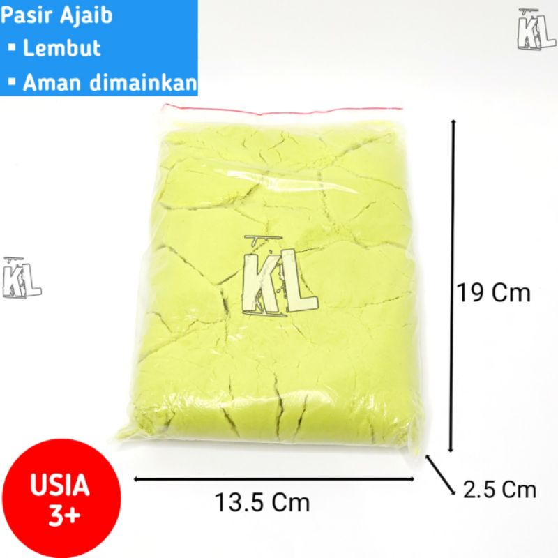 Mainan Pasir Ajaib Reffil Pasir Kinetik Isi Ulang 1 Kg