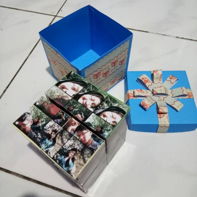 

Kotak Kejutan Rubik / Rubik Kenangan / Rubix Memory / Kotak Kado / Gift Box