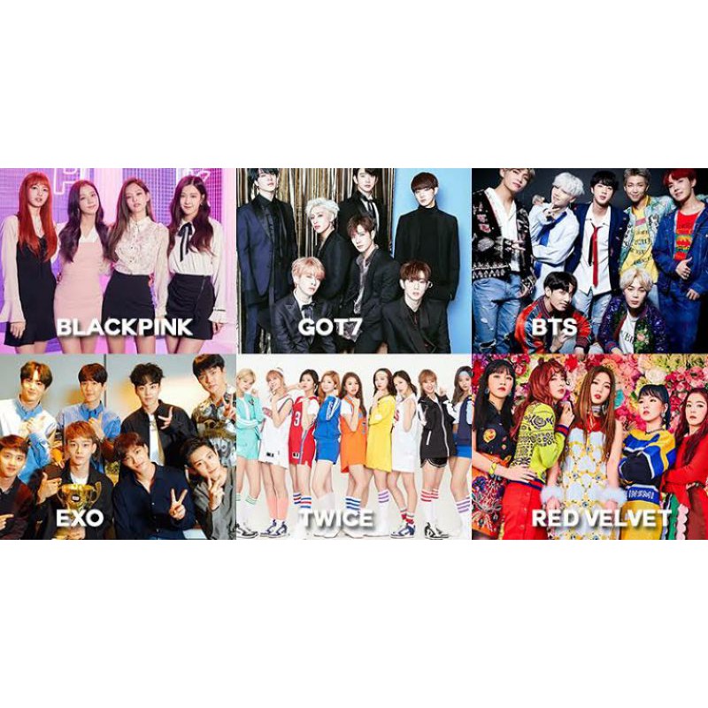 OFFICIAL KPOP GROUP POSTER BTS EXO TXT 2PM STRAYKIDS