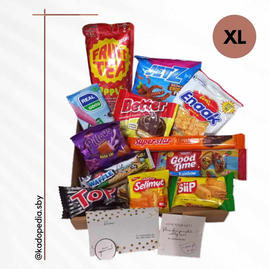 

TERMURAH! Snack Box / Hampers Snack / Gift Box / Kado Ultah Wisuda Anniversary / Hadiah Unik