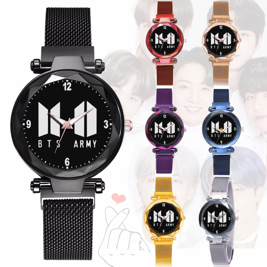 Jam Tangan Wanita Custom BTS - BTS ARMY - Bangtan Boys Exclusive 5