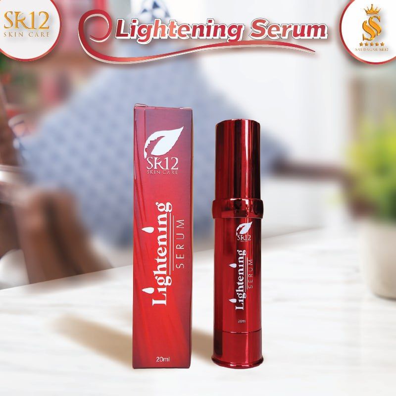 SERUM PEMUTIH WAJAH LIGHTENING SERUM SR12 BPOM / PENCERAH WAJAH GLOWING / ANTIOKSIDAN / saudagarsr12