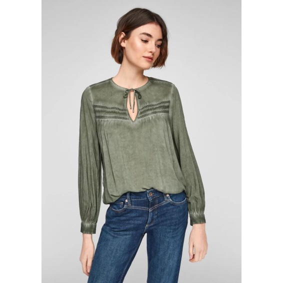 S*liver soft longseleeve blouse