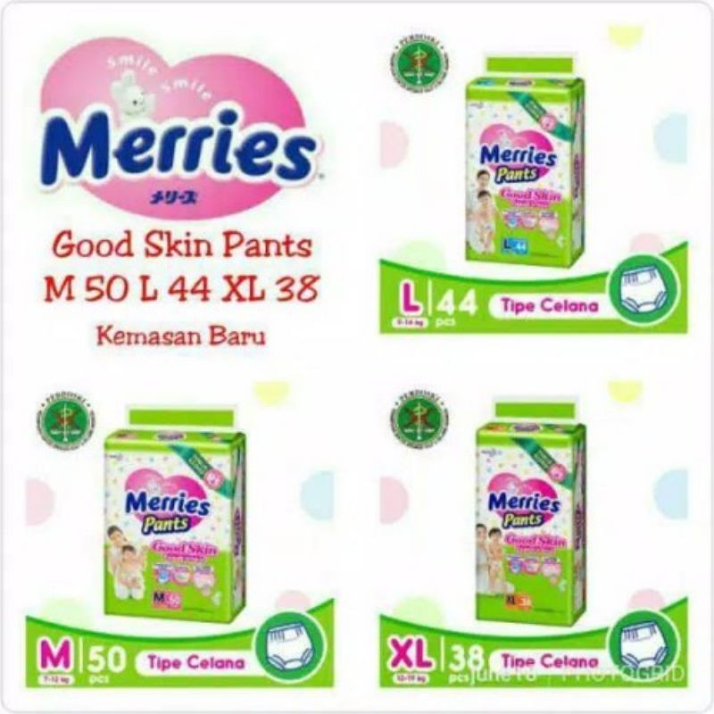 MERRIES PANTS M50 / L44 / XL38 / XXL28