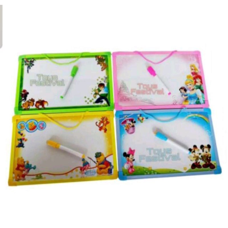 

Papan Tulis Whiteboard 20x30 Mainan Belajar Anak Edukasi