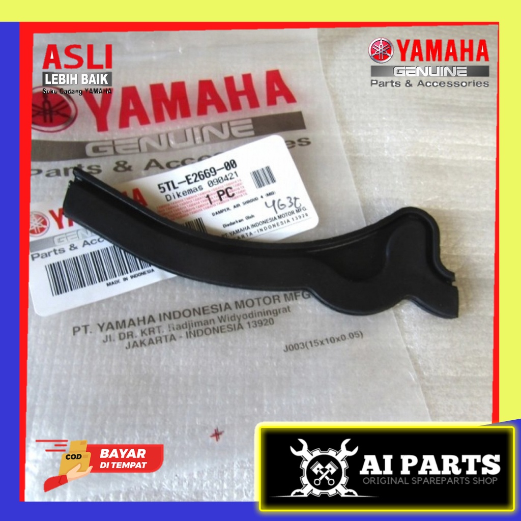 KARET DAMPER COVER TUTUP MESIN KIRI MIO SPORTY SMILE NOUVO ORIGINAL 5TL-E2669-00