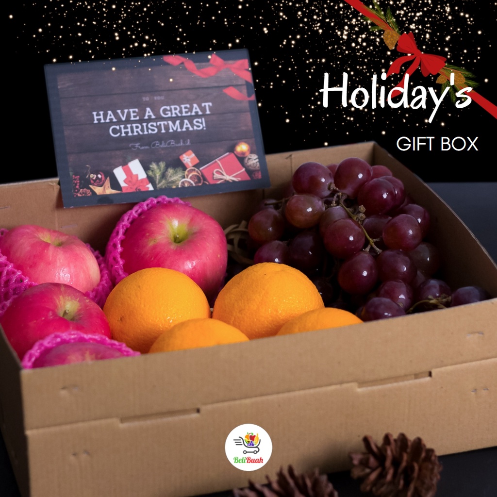

Hamper Natal | Holiday's Gift Box | Hamper Buah Segar