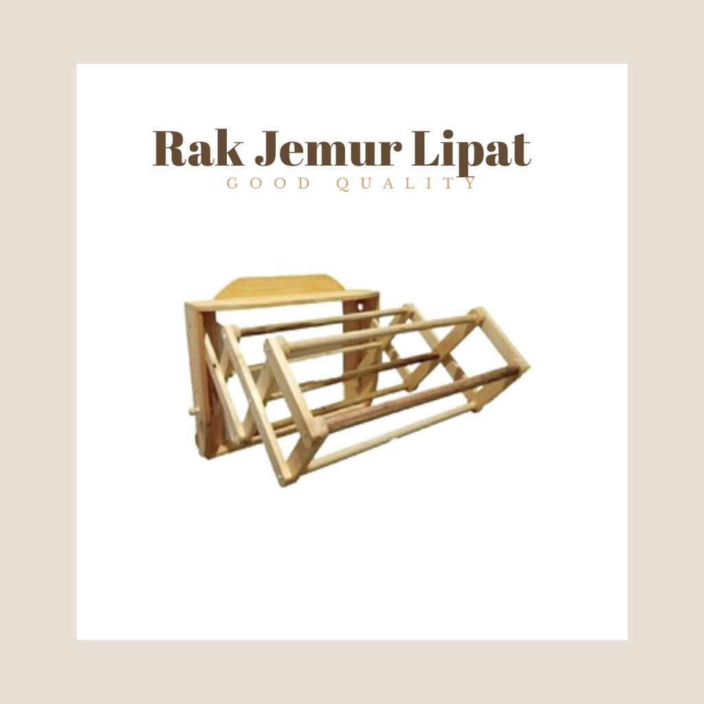 Rak Jemur Lipat Dinding Rak Jemuran Tembok Lipat Jemuran