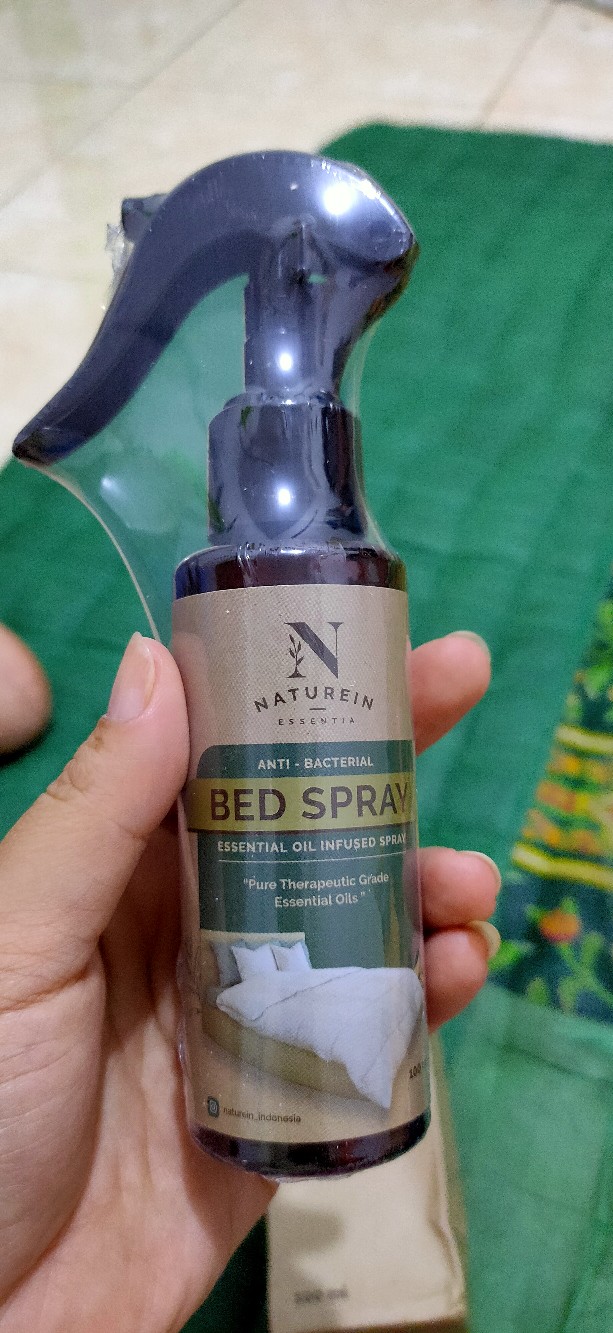 Naturein Bed Spray Anti Bacterial Tungau Virus Kasur Bantal Anak Bayi 100ml 200ml Lav