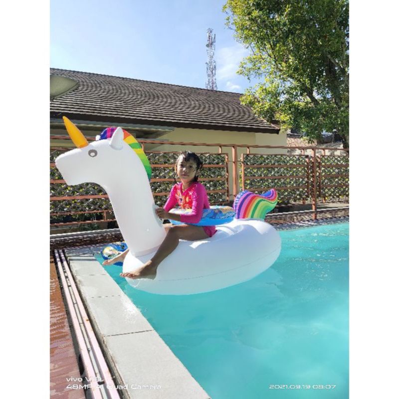 Ban Floaties Pelampung Unicorn Jumbo Renang Berenang Anak Dewasa