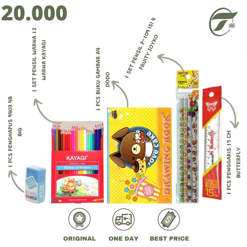 

PAKET ALAT TULIS 20000