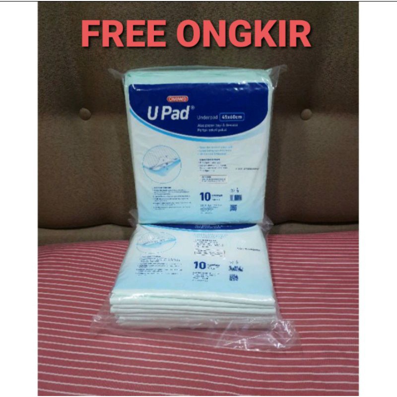 U PAD UNDERPAD 45 x 60 CM PERLAK SEKALI PAKAI ONEMED