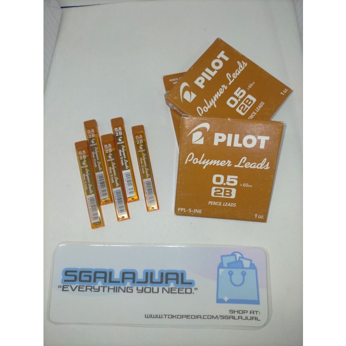 

Mantap Isi Pensil Pilot 0.5 1 Lusin/ 1 Pack Terbatas