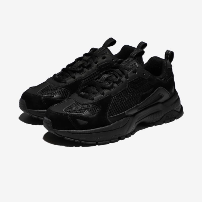 full black fila shoes