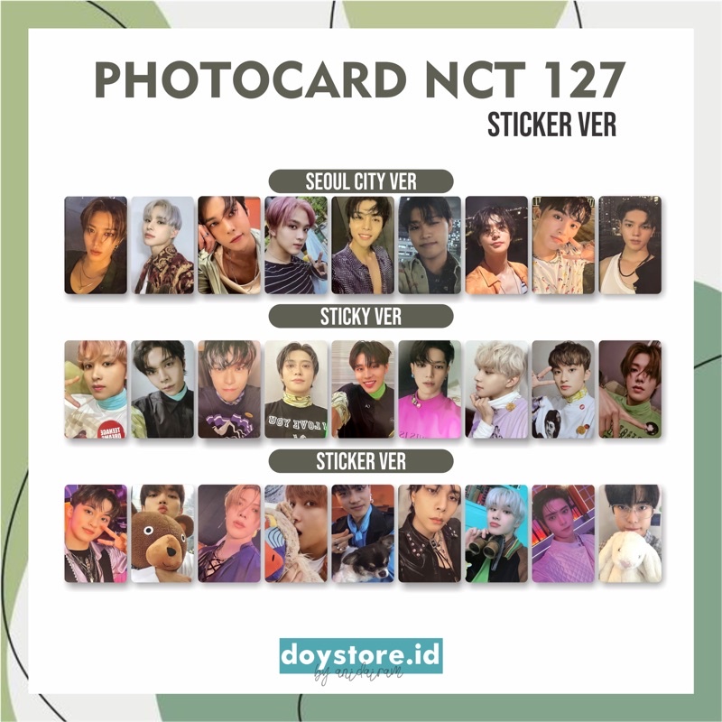 [BACA DESKRIPSI] Photocard NCT 127 Album STICKER unofficial