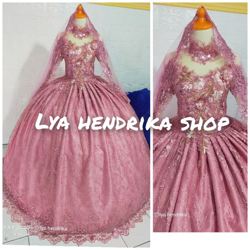 Ballgown + kerudung