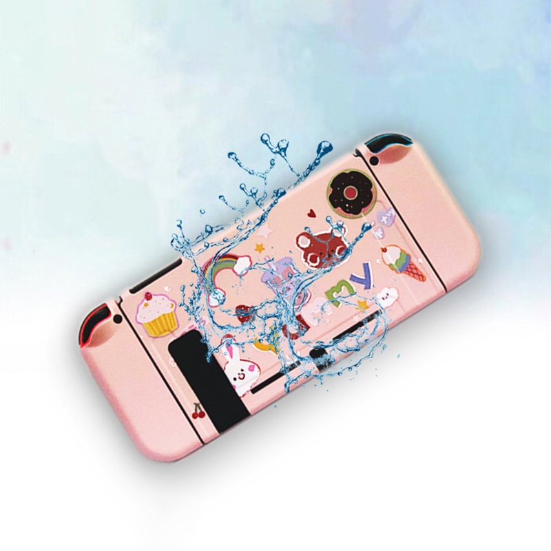 Btsg Cover Kristal Shell Kompatibel Untuk Switch Split Type Color Game Controller Controller Pelindung Case Protector