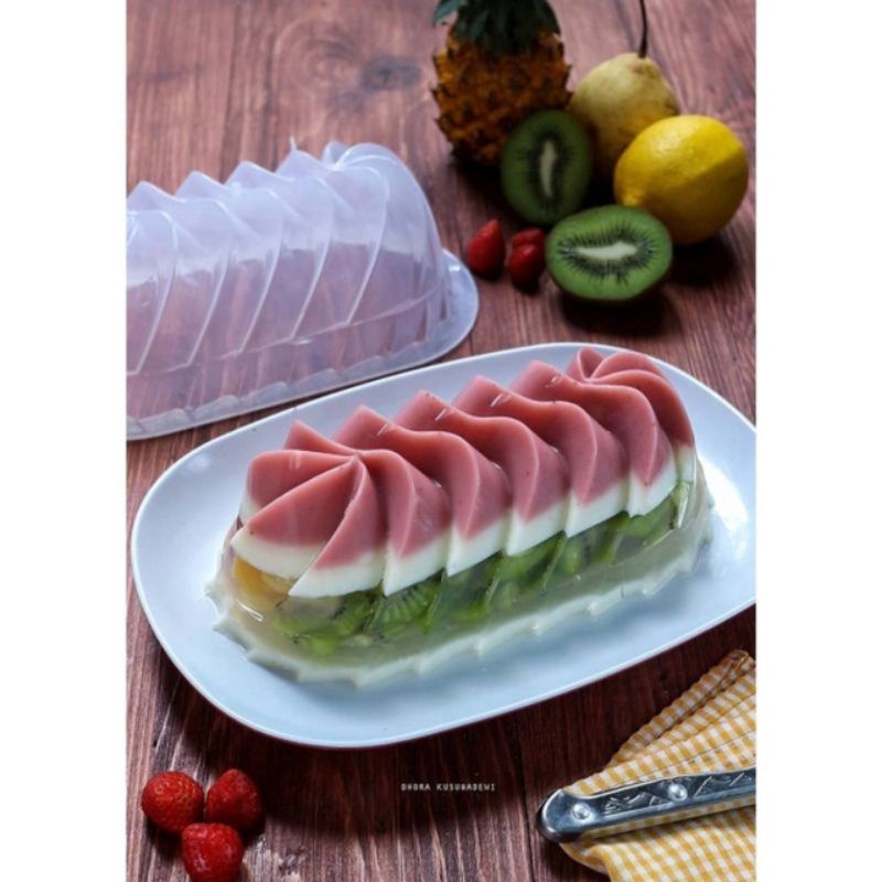 Cetakan Puding/Agar Plastik Ovale.