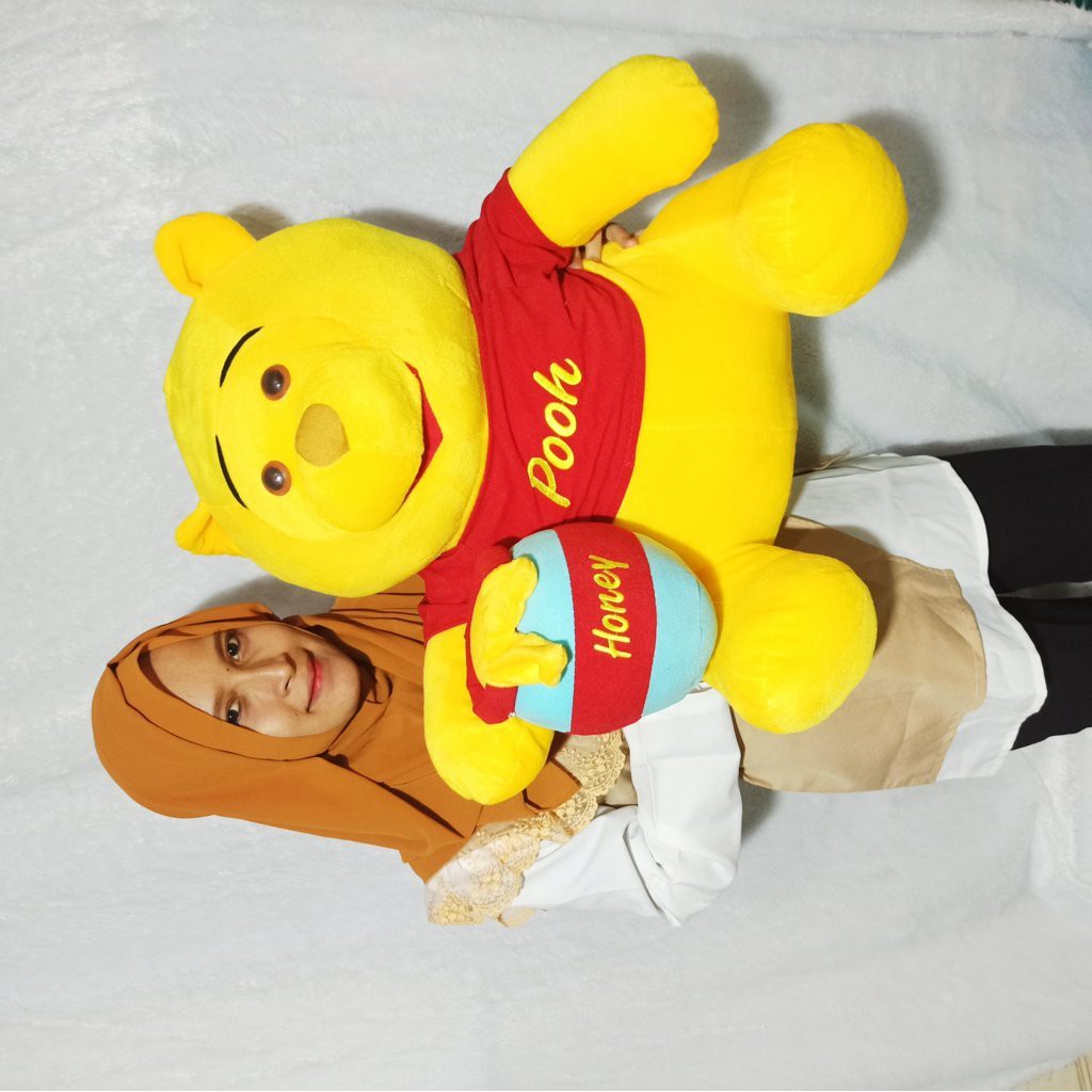 Boneka winnie the pooh jumbo MURAH BISA UKIR DAN CETAK