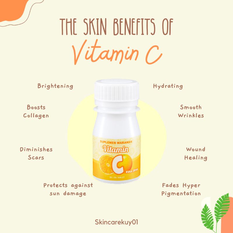 SUPLEMEN VIT C ( SUPLEMEN PEMUTIH TUBUH &amp; KESEHATAN )