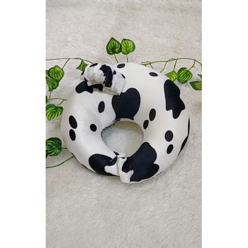 PREMIUM!!! Bantal Penyangga Botol Dot Susu Bayi Motif Polkadot Animals Karakter Bottle Holder grosir