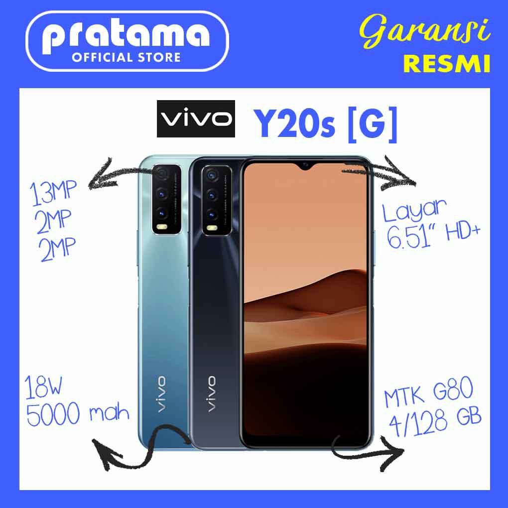 VIVO Y20S G 4/128 GARANSI RESMI GROSIR TERMURAH | Shopee Indonesia